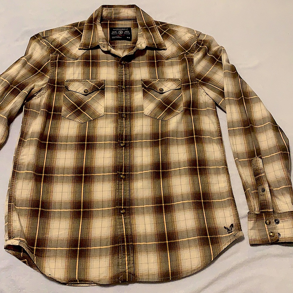 American Eagle button up
